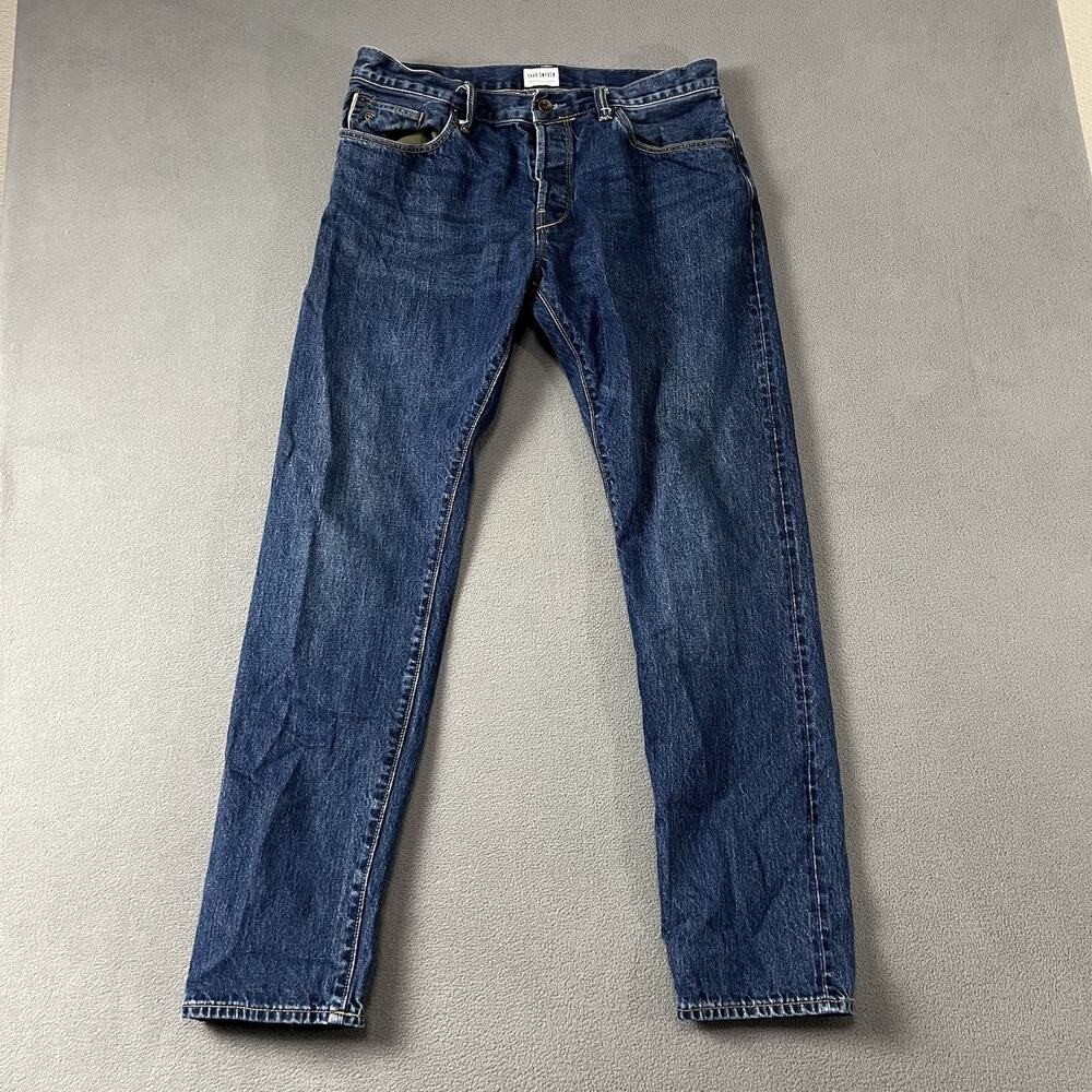 Todd Snyder Jeans Mens 33X32 Blue 12.5 Oz Selvedge Slim Fit Casual Preppy
